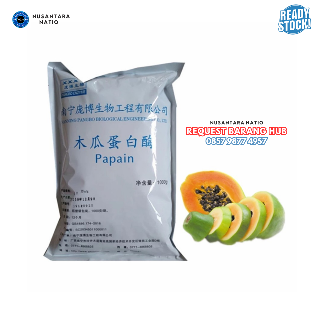 Enzim Papain 1kg pepaya | Natiolabsport.com